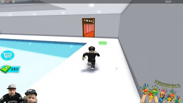 Ограбил миллионера в роблокс Rob the Mansion Obby New смотреть онлайн