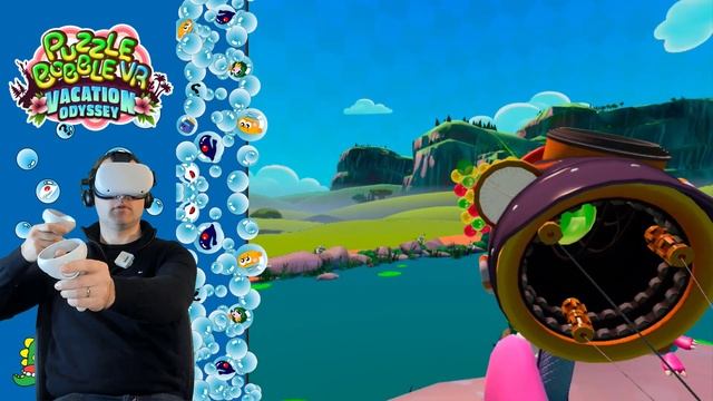 Puzzle Bobble VR for Oculus Quest! First Impressions Gameplay & Review. Puzzle Game for Oculus Ques смотреть онлайн