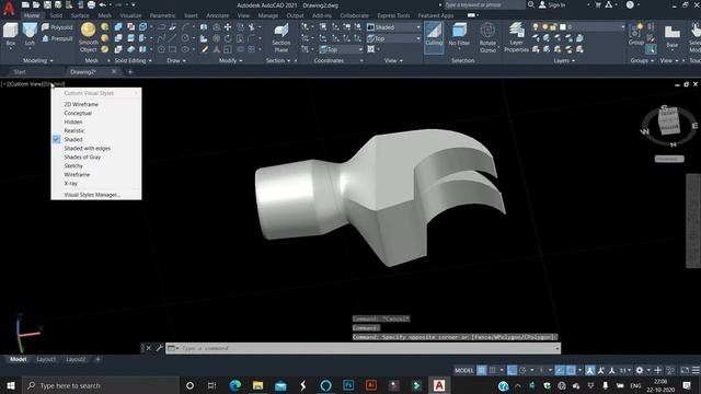 HAMMER 3D DESIGN |AutoCAD 3D Modeling 2021| HAND TOOLS DESIGN IN AUTOCAD 3D 2021| ENGLISH SUBTITLES смотреть онлайн