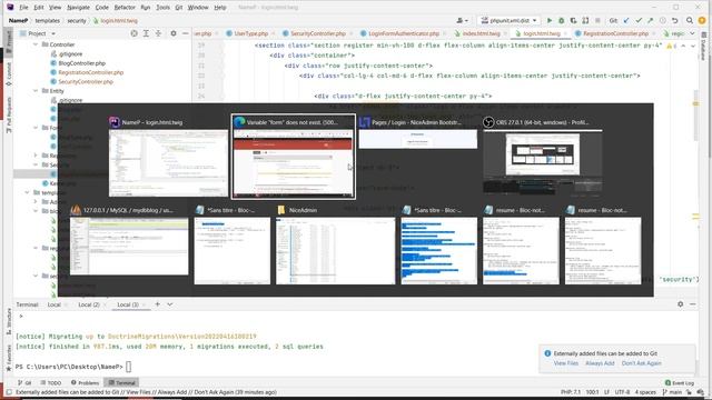 SYMFONY 4: User Authentification finish Login/Register ?? смотреть онлайн