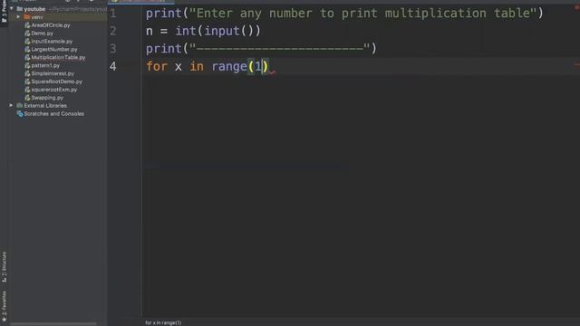#PythonProgramming | Python Tutorials in hindi- Multiplication Table Program multiplication table смотреть онлайн