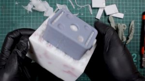 Как сделать силиконовую форму и литье жидкого пластика "Правка V7"