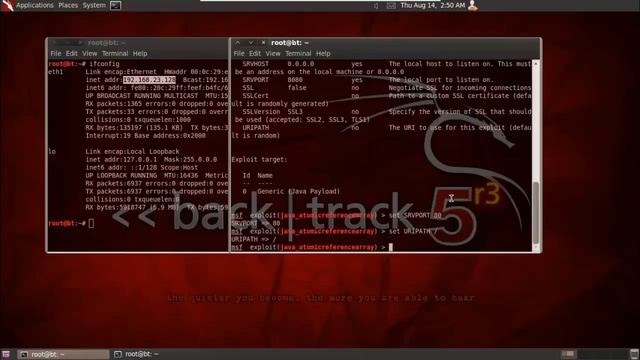 [Learn Hacking using Backtrack 5] Hacking with Metasploit Framework I смотреть онлайн