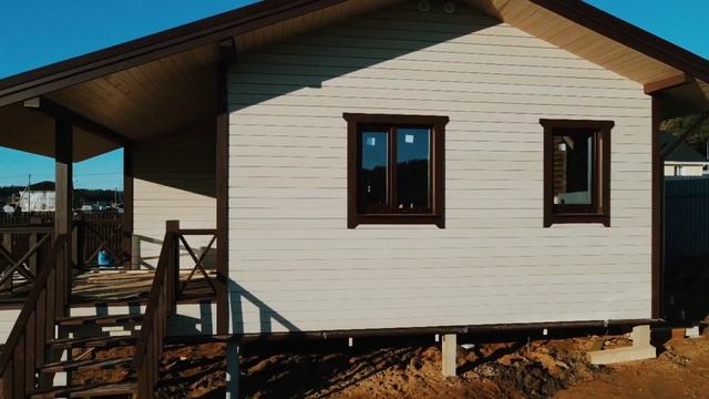 Видеообзор каркасного дома, построенного нами по индивидуальному проекту в КП Золотая Сотка. смотреть онлайн