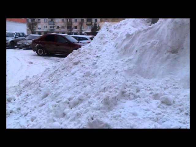 сугробы на стоянке смотреть онлайн