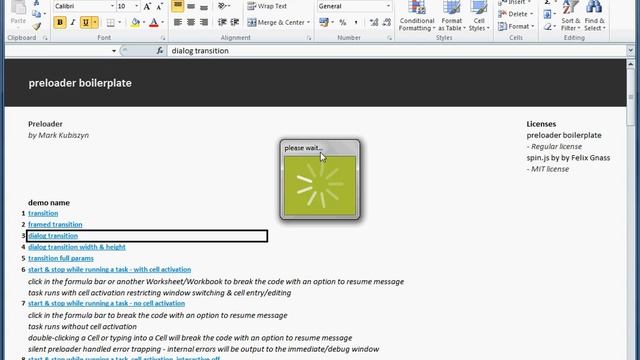 preloader in vba for excel - dialog apple transition смотреть онлайн