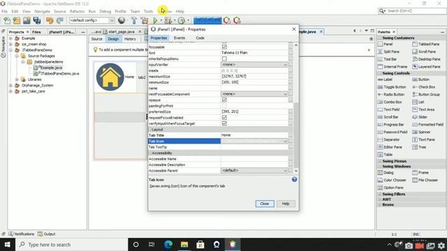 How to add JTabbedPane in java Swing using Netbeans смотреть онлайн