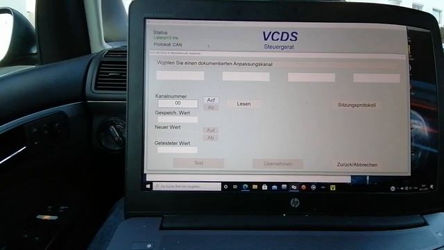 Настройка оборотов холостого хода с помощью VCDS / Вася Диагност на VW Touran 2.0 TDI 2005 года смотреть онлайн