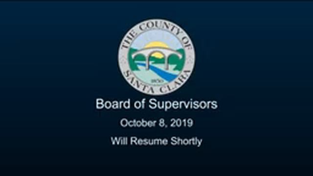 SCC Board of Supervisors October 8, 2019 9:30 AM смотреть онлайн