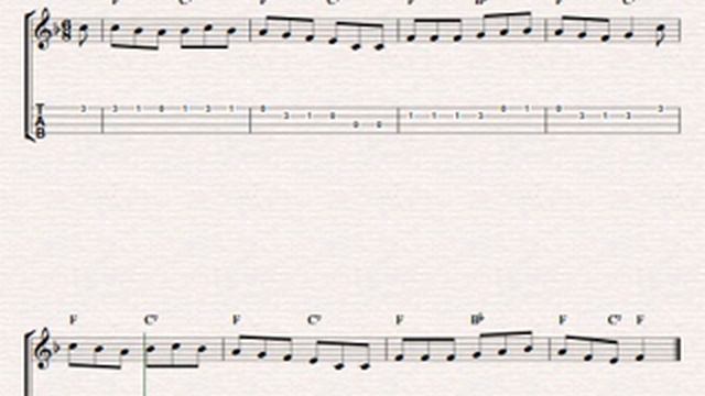 Free easy ukulele tablature sheet music, Streets Of Laredo