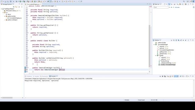 The Builder Pattern (using immutability) смотреть онлайн