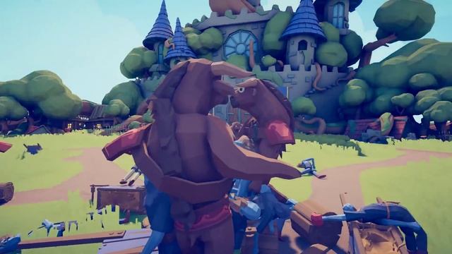 OMG BOB! Minotaur Army vs Wheelbarrow Army(Custom Battles) -TABS смотреть онлайн