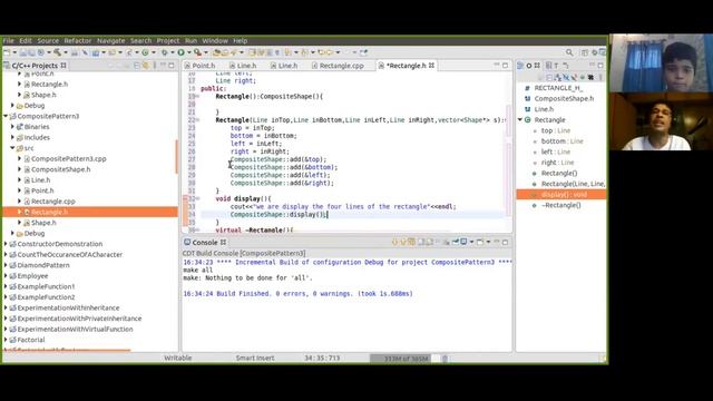 composite design pattern in C++ by #ridit - part 2 смотреть онлайн