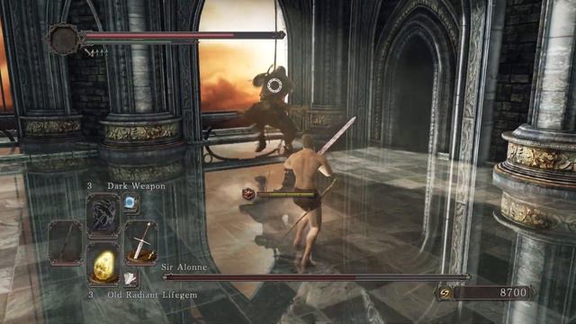 Dark Souls 2 - How to beat Sir Alonne very easily смотреть онлайн