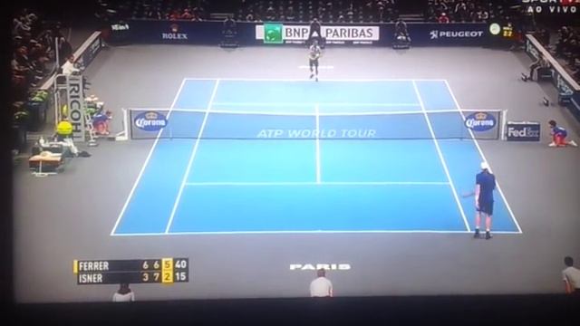David Ferrer vs John Isner masters mil paris 2015 смотреть онлайн