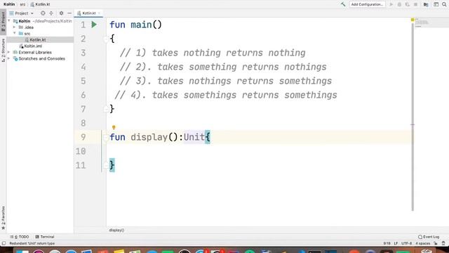 Kotlin takes nothing returns nothing function in hindi part -110 смотреть онлайн