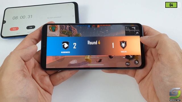 Vivo V20 2021 (Snapdragon 730/8GB/128GB) test game Free Fire Mobile смотреть онлайн