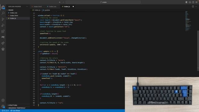 ASMR Programming - Coding Snake Game - No Talking смотреть онлайн