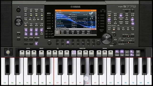 Skin ORG 2020 Yamaha Psr.S770