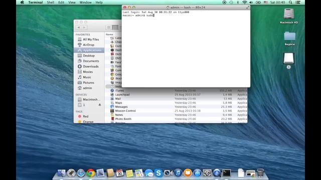 Мак Ось - lesson#3 Создаем Загрузочную Флешку с Mac OS X Mavericks смотреть онлайн