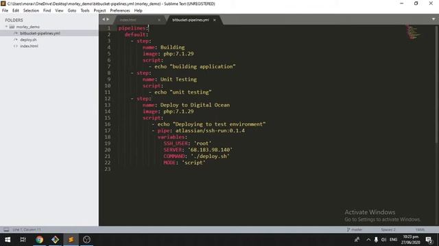 Deploying PHP Project and Laravel with CICD (Bitbucket and Digital Ocean) смотреть онлайн