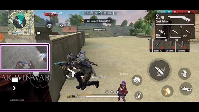 FREE FIRE HANDCAM #2 || ⚡RANDOM MATCHES⚡|| ?AK WINWAR? смотреть онлайн