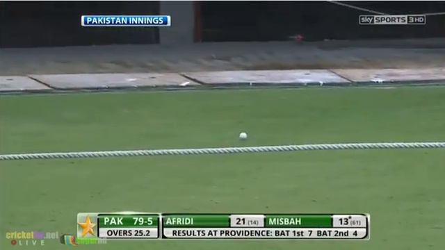 Shahid Afridi batting 76 vs West Indies(HD) July 14 2013 смотреть онлайн