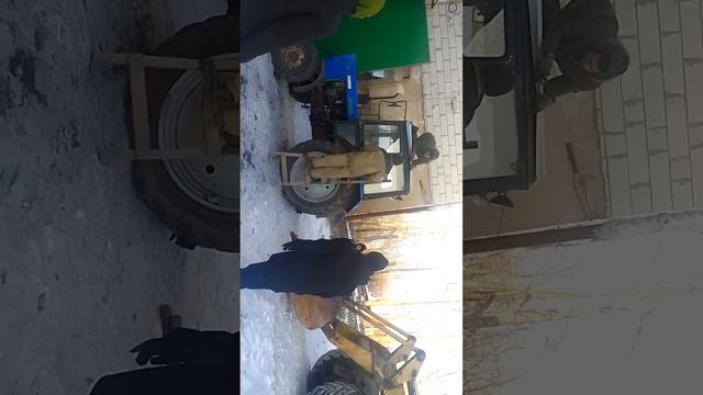 Снятие кабины МТЗ-82 смотреть онлайн