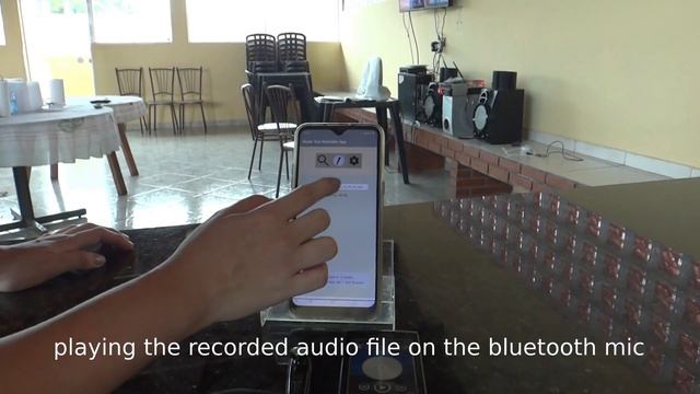 Testing PCM Voice Memo Recorder Android app with bluetooth wireless microphone. смотреть онлайн