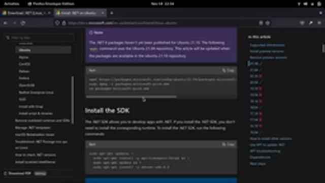 Curso de C# para Iniciantes #2 - Instalação do .Net Core no Linux смотреть онлайн