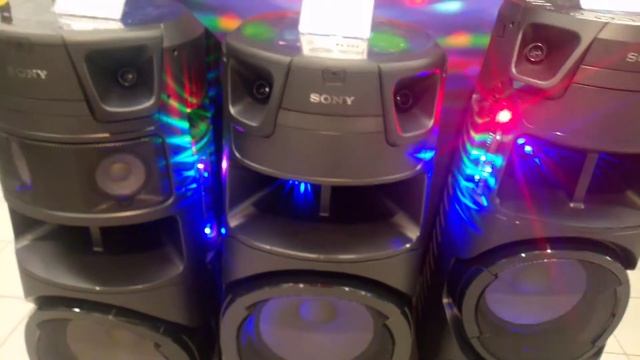 клубный свет. Трио от Sony!! V 43D, V73D, V83D. Три аудио Башни смотреть онлайн