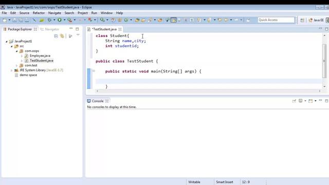 Java for Beginners Session-15 Working with two classes in java смотреть онлайн