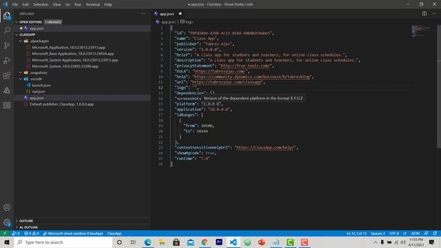 Update app.json file of a Dynamics 365 Business Central Extension смотреть онлайн