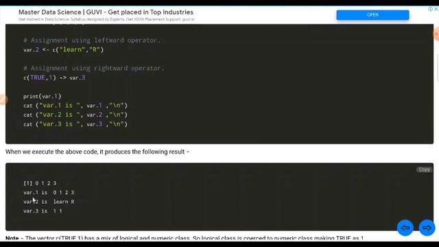 VARIABLES CONCEPTS R PROGRAMING смотреть онлайн