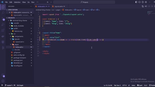 Add navbar | Create minimal blog theme with Astro, Tailwind CSS, Markdown смотреть онлайн