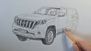 Как нарисовать Land Cruiser Prado