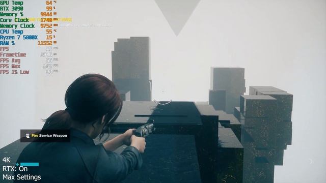 Control: RTX 3090 + AMD Ryzen 7 5800X | RTX 4K Max Settings Benchmark смотреть онлайн