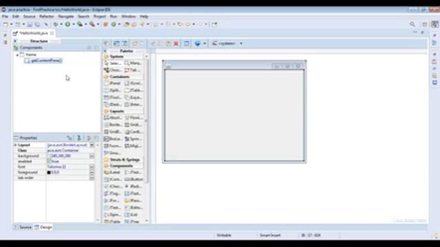 Lesson 1.Java WindowBuilder Practice #1 смотреть онлайн