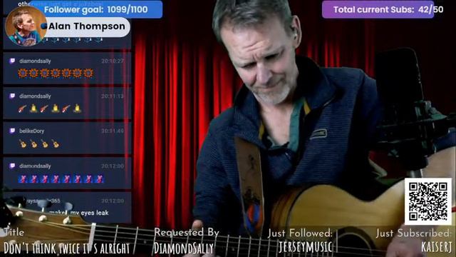 20/3/24 Live music stream - Acoustic singer songwriter- originals, covers, live looping. смотреть онлайн