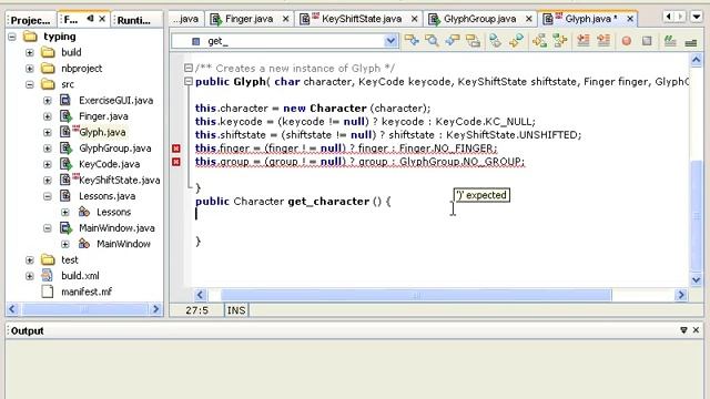 Создание класса для хранения информации о клавишах. Урок 179 смотреть онлайн