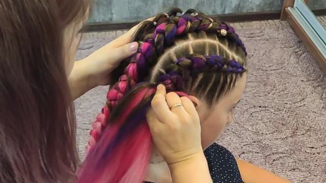 САМЫЙ ПРОСТОЙ СПОСОБ ПЛЕТЕНИЯ БОКСЕРСКИХ КОС | КАК ЗАПЛЕСТИ БОКСЕРСКИЕ КОСИЧКИ смотреть онлайн