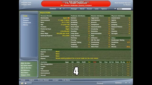 Top 10 Defensive Midfielders on Football Manager 2005 смотреть онлайн