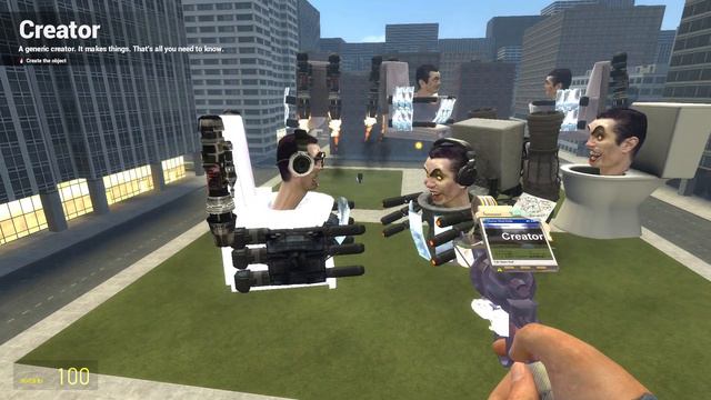 NEW UPGRADED EVIL GMAN SKIBIDI TOILET VS SPEAKERMAN CAMERAMAN in Garry's Mod смотреть онлайн