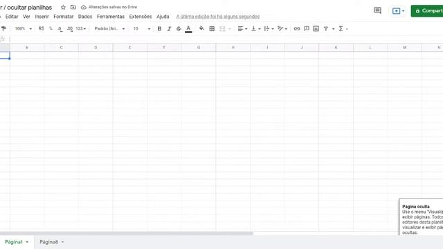 Google Sheets - Como excluir / ocultar múltiplas páginas смотреть онлайн