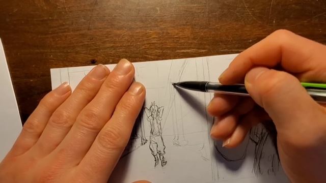 Sketching Full Manga Page | Anime Manga Drawing смотреть онлайн