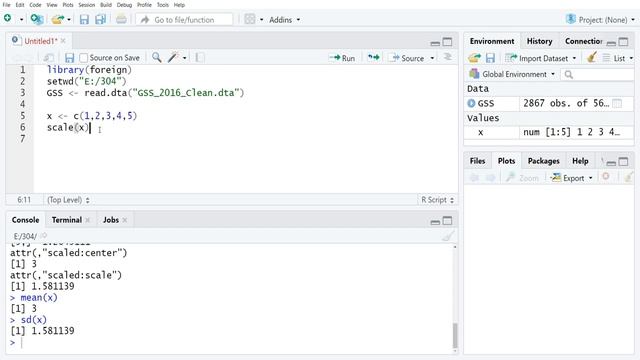Calculating Z Scores in R with scale() смотреть онлайн