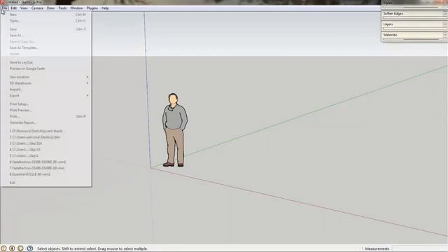 How to import CAD format from SketchUp? смотреть онлайн