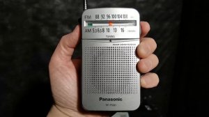 Panasonic RF P50D, тест карманного радиоприёмника.