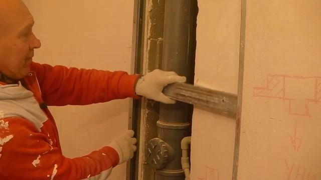Монтаж гипсокартона в ванной смотреть онлайн