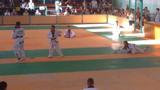 Павлодар. Тхэквондо, . Показательные бои 1.09.2014 смотреть онлайн